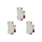 Kit C/3 - Disjuntor Steck Din Unipolar 70A Sd61 C4,5Ka Kit C/3 - Disjuntor Steck Din Unipolar 70A Sd61 C4,5Ka