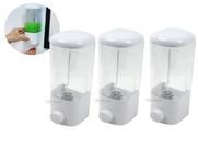 Kit C/ 3 Dispenser de Sabão e Álcool Líquido - 500ml