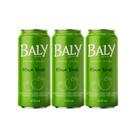 Kit C/3 Energetico Baly Energy Drink Maça Verde 473ml