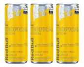 Kit C/3 Energetico Red Bull Tropical Edition 250ml