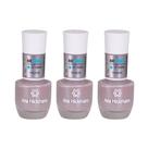 Kit c/3 Esmaltes Ana Hickmann Bege Be Free Tauane Hipoalergênico Kit c/3 Esmaltes Ana Hickmann Bege Be Free Tauane Hipoalergênico