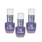 Kit c/3 Esmaltes Ana Hickmann Cinza Azulado Be Free Janaína Hipoalergênico Kit c/3 Esmaltes Ana Hickmann Cinza Azulado Be Free Janaína Hipoalergênico