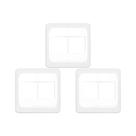 Kit C/3 - Espelho Placa Pial Pop C/Suporte 4X4 4Int Lgp44...