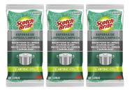 Kit C/3 Esponja Antibac Esferas De Limpeza Scotch Brite