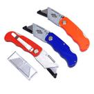 Kit C/3 Estiletes Segurança Trapezoidal Dobrável +15 Lâminas