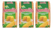 Kit C/3 Farinha De Milho Flocada Bonomilho Cuscuz 500g