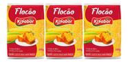 Kit C/3 Farinha De Milho Flocão Kisabor 500g
