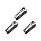 Kit C/3 - Filtro Linha Qualitronix 4 Tomada Bivolt Preto