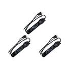 Kit C/3 - Filtro Linha Qualitronix 4 Tomada Bivolt Preto
