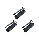 Kit C/3 - Filtro Linha Qualitronix 8 Tomada(s) Bivolt Preto
