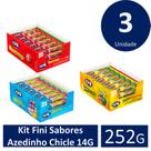 Kit C/3 Fini Sabores Azedinho Chicle 252g