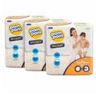 Kit c/3 fralda infantil pom pom shortinho jumbinho xg c/12