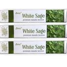 Kit c/ 3 Incensos Balaji White Sage 15g Original Aroma Relaxante Top Kit c/ 3 Incensos Balaji White Sage 15g Original Aroma Relaxante Top