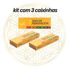 KIT C/ 3 Incensos Palo Santo Peruano Ispalla 7 Dias Renovação CONE