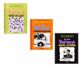 Kit C/3 Livros Diário de Um Banana 8, 9 e 10 ( Capa Mole)