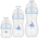 Kit c/ 3 mamadeiras easy flow elefante azul - buba
