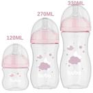 Kit c/ 3 mamadeiras easy flow nuvem rosa - buba