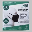 Kit c/3 Máscara Trifil Proteção Antiviral Lavável