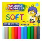 Kit c/ 3 Massinha de Modelar Massa Soft Acrilex 12 Cores