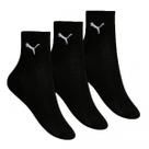 Kit C/3 Meias Puma Cano Médio Masculino 39/43 Preto