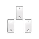 Kit C/3 - Modulo Pial Pop 1 Bipolar 10A Lg010B Branco