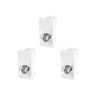 Kit C/3 - Modulo Pial Pop Branco 1 Tomada Tv Tipo F Lg060