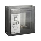Kit c/ 3 nicho leve decorare preto prat-k