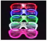 Kit C/ 3 Óculos Led Neon Luminoso Festas Baladas Rave Kit C/ 3 Óculos Led Neon Luminoso Festas Baladas Rave