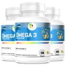 KIT C/3 Ômega 3 EPA DHA IFOS 120 Cáps 1000mg Fits Life