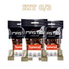 Kit C/3 Osso Mastig Bombom Recheado 100g