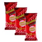 kit c/ 3 Pacotes Preservativo Blowtex Morango L10 P12