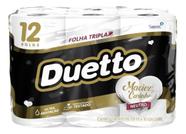 Kit c/ 3 Papel Higienico Duetto Folha Tripla Neutro Com 12