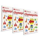 Kit c/3 Papel Sulfite A4 100fls Chamequinho Escritório Office Kit c/3 Papel Sulfite A4 100fls Chamequinho Escritório Office
