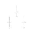 Kit C/3 - Para-Raio Terminal Aereo Fixacao Horizontal Dr...