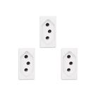 Kit C/3 - Pial Modulo Pop Tomada 2P+T 20A 3020