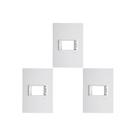 Kit C/3 - Placa Conjunto Modular Ilumi Vivaz 4X2 - 1 Modu... Kit C/3 - Placa Conjunto Modular Ilumi Vivaz 4X2 - 1 Modu...