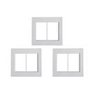 Kit C/3 - Placa Conjunto Modular Ilumi Vivaz 4X4 - 3 Modu... Kit C/3 - Placa Conjunto Modular Ilumi Vivaz 4X4 - 3 Modu...