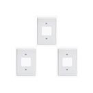 Kit C/3 - Placa Perlex Branca 4X2 (2 Saida) 23Pl2