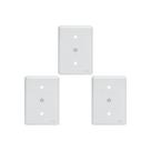 Kit C/3 - Placa Perlex Branca 4X2 (Cega+Furo) 23Pl0/6