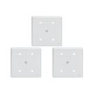 Kit C/3 - Placa Perlex Branca 4X4 (Cega+Furo) 23Pl00/66