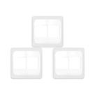 Kit C/3 - Placa Pial Pop Branca 4X4 - 2 Modulos+2 Modulos... Kit C/3 - Placa Pial Pop Branca 4X4 - 2 Modulos+2 Modulos...