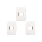 Kit C/3 - Placa Soprano Ilus 4X2 (1 Modulo Horizontal) 5T...