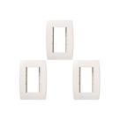 Kit C/3 - Placa Soprano Ilus 4X2 (3 Modulos Horizontal) 5...