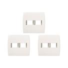 Kit C/3 - Placa Soprano Ilus 4X4 (2 Modulos Horizontal) ...