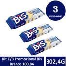Kit C/3 Promocional Bis Branco 100,8G