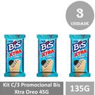 Kit C/3 Promocional Bis Xtra Oreo 45G