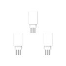 Kit C/3 - Protetor De Surto Plug 2P+T 10A Qualitronix Bra... Kit C/3 - Protetor De Surto Plug 2P+T 10A Qualitronix Bra...