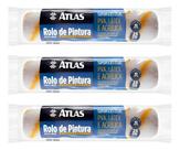 Kit C/3 Rolo De Pintura Antirespingo Lã 23cm 773/10 - Atlas
