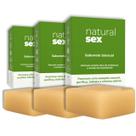 Kit C/ 3 Sabonete Íntimo Em Barra Natural Sex