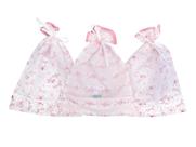 kit C/3 Saquinho Maternidade Organizador Menina Mala Bebe kit C/3 Saquinho Maternidade Organizador Menina Mala Bebe